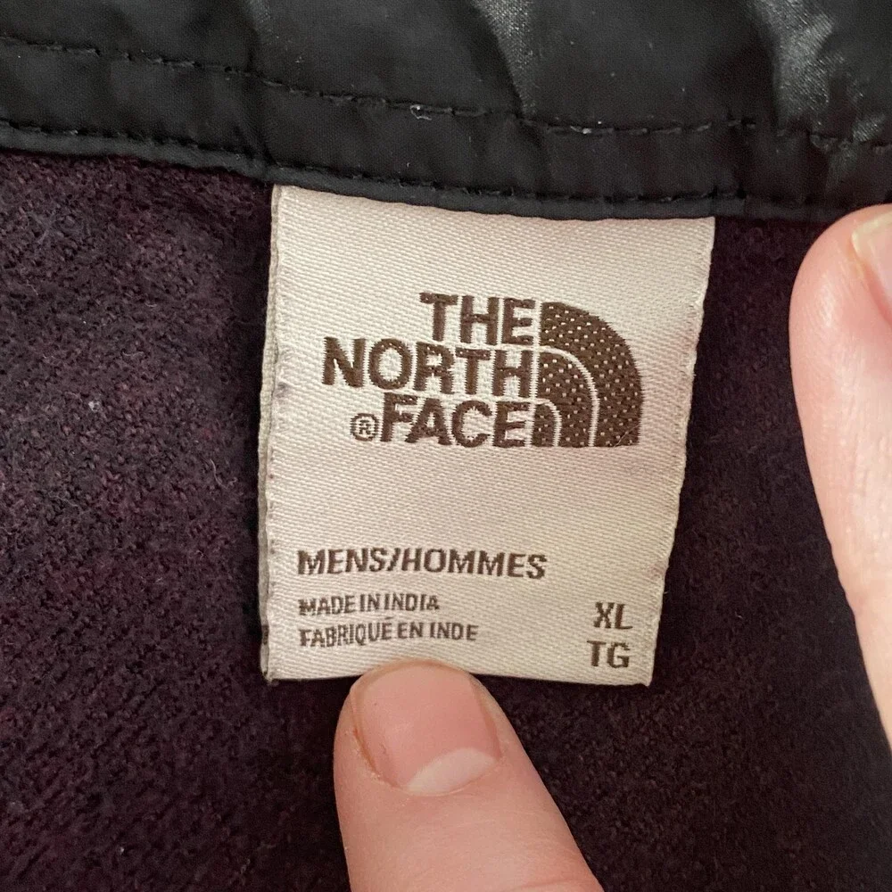 The North Face Arroyo Flannel Mens XL Purple Cotton Canvas Shirt Casual Warm